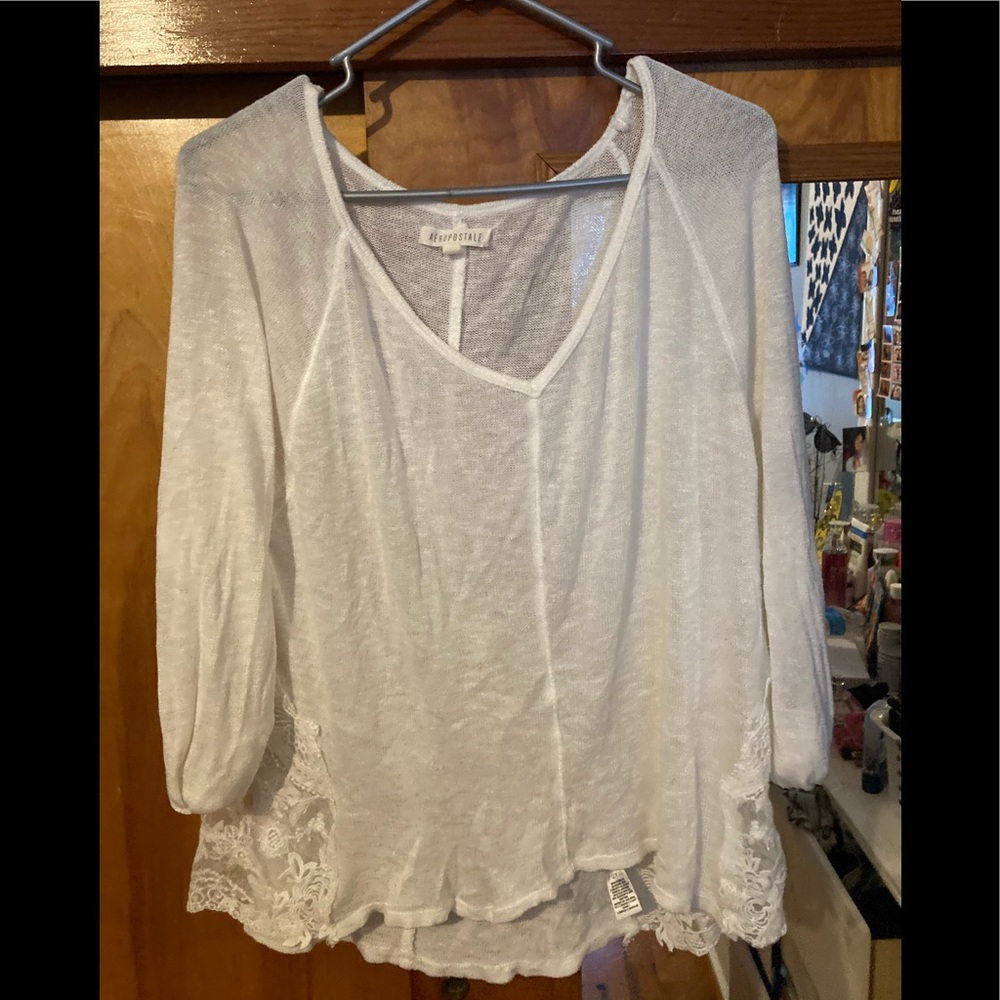 Aeropostale Lace Long Sleeve top